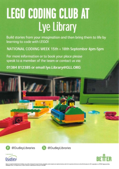 Lye Library - National Coding Week: Lego Coding